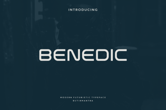 Benedic: A Modern Typeface for Futuristic Branding