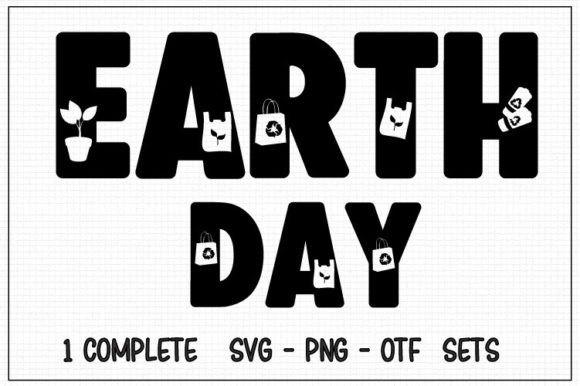 Earth Day: A Playful Typeface for Bold Branding