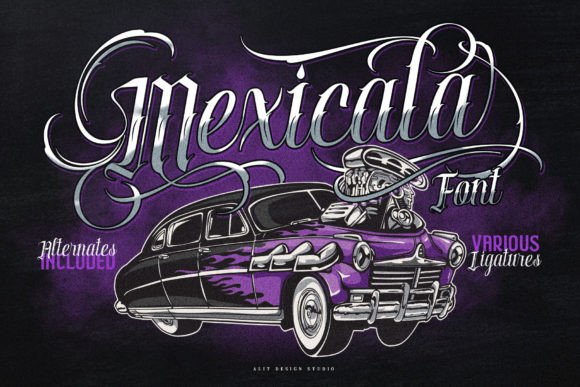 Mexicala: Tradition Meets Rebellion in a Premium Script Font