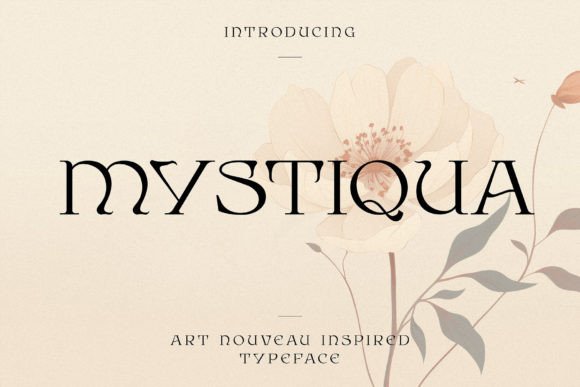 Mystiqua: Art Nouveau Elegance for Modern Design