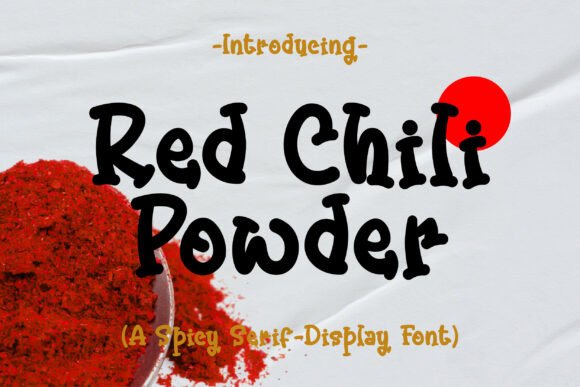Red Chili Powder: The Handwritten Serif Font with Personality