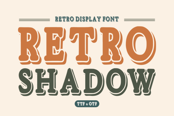 Retro Shadow: Bold Western Character for Your Designs