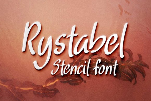 Rystabel: Your New Go-To Handwritten Stencil Font