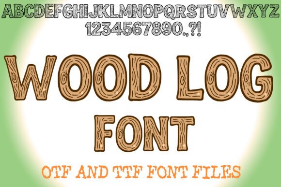 The Rustic Appeal of Wood Log: A Creative Font Guide