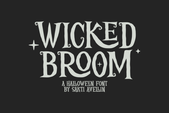 Unleashing Spooky Charm: The Wicked Broom Typeface