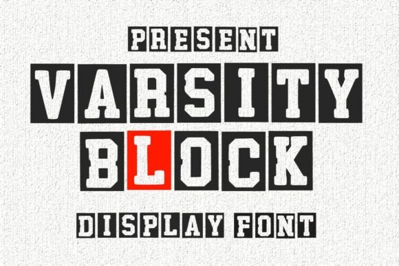 Varsity Block: The Definitive Typeface for School Spirit