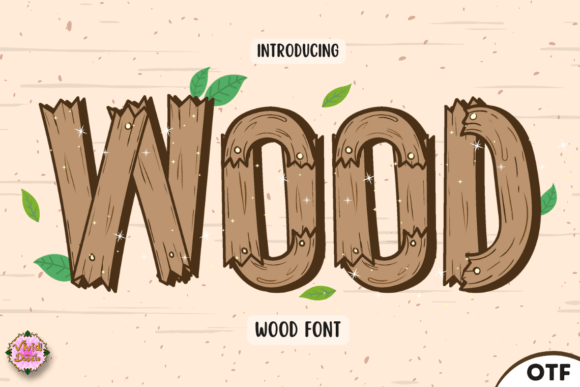 Wood: A Font Design Inspired by Nature's Raw Beauty